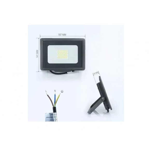 Прожектор Led BIOM 30W S5-SMD-30-Slim 6200К 220V IP65