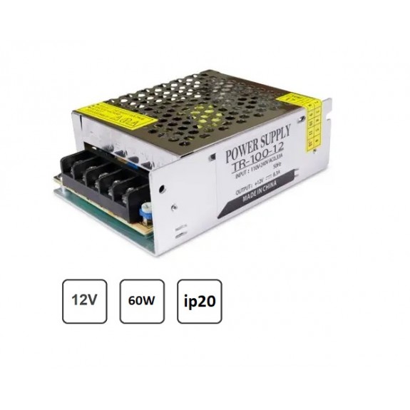 Блок живлення OEM DC12 100W 8.5А TR-100