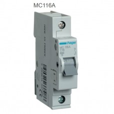 Автоматичний вимикач MC116A 1p C 16А Hager